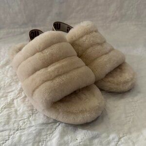 UGG Women's Cream Slippers